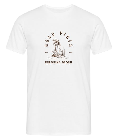 T-shirt relaxing beach