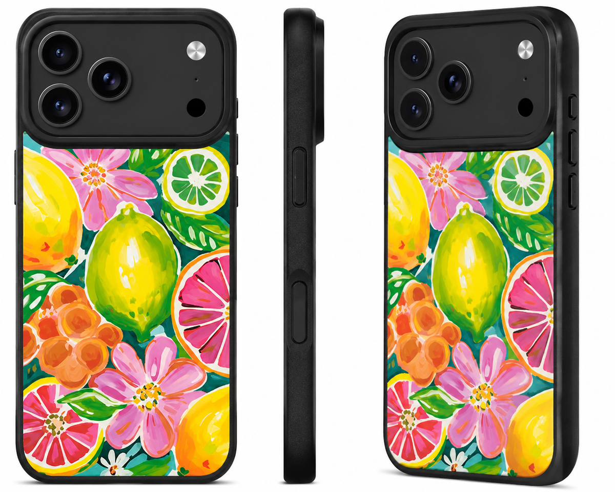 Waterverf fruit telefoonhoesje – kleurrijk design voor je iPhone