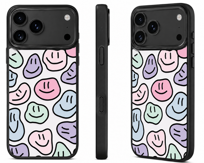 Smiley Pastel telefoonhoesje – vrolijk pastel design voor je iPhone