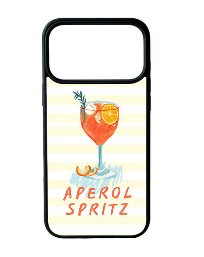 Aperol Spritz telefoonhoesje – zomers cocktail design voor je iPhone