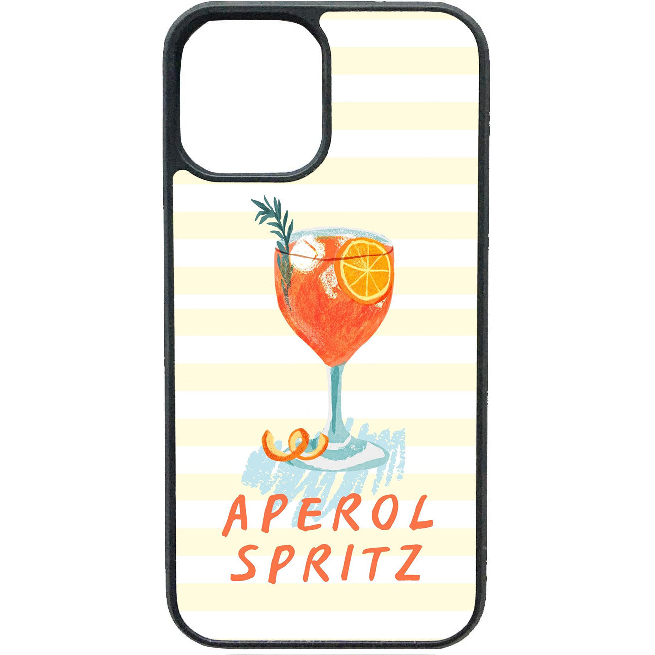 Aperol Spritz telefoonhoesje – zomers cocktail design voor je iPhone