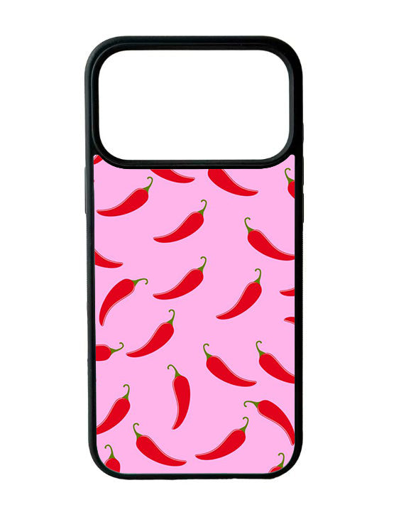 Chili Pink telefoonhoesje – trendy roze peper design voor je iPhone