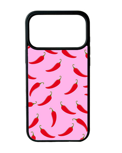 Chili Pink telefoonhoesje – trendy roze peper design voor je iPhone