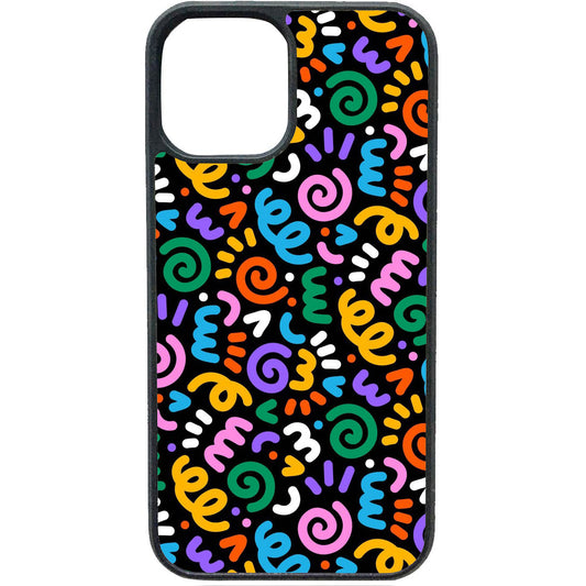 Gekleurde Confetti telefoonhoesje – vrolijk kleurrijk design voor je iPhone