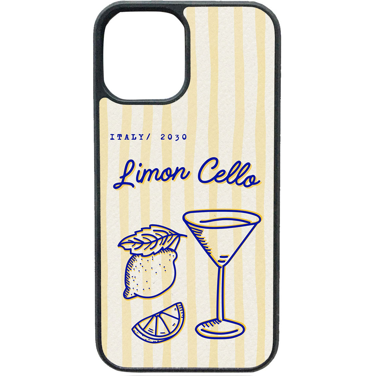 Limoncello telefoonhoesje – zomers Italiaans citroen design voor je iPhone