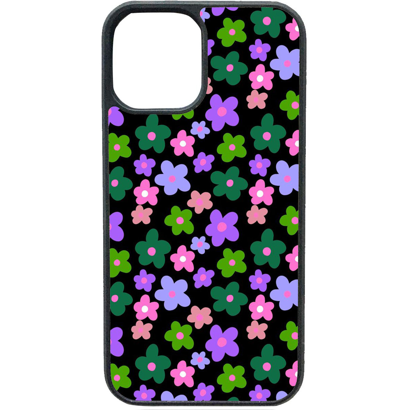 Retro Flowers telefoonhoesje – kleurrijk vintage bloemen design voor je iPhone