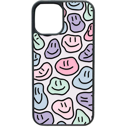 Smiley Pastel telefoonhoesje – vrolijk pastel design voor je iPhone