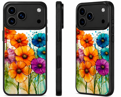 Waterverf bloemen telefoonhoesje – kleurrijk bloemen design voor je iPhone
