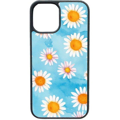 Waterverf madelief telefoonhoesje – zacht bloemen design voor je iPhone